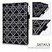 FYY Case for iPad Air 2 - Premium PU Leather Case Smart Auto Wake/Sleep Cover with Hand Strap, Card Slots, Pocket for iPad Air 2 Black Pattern
