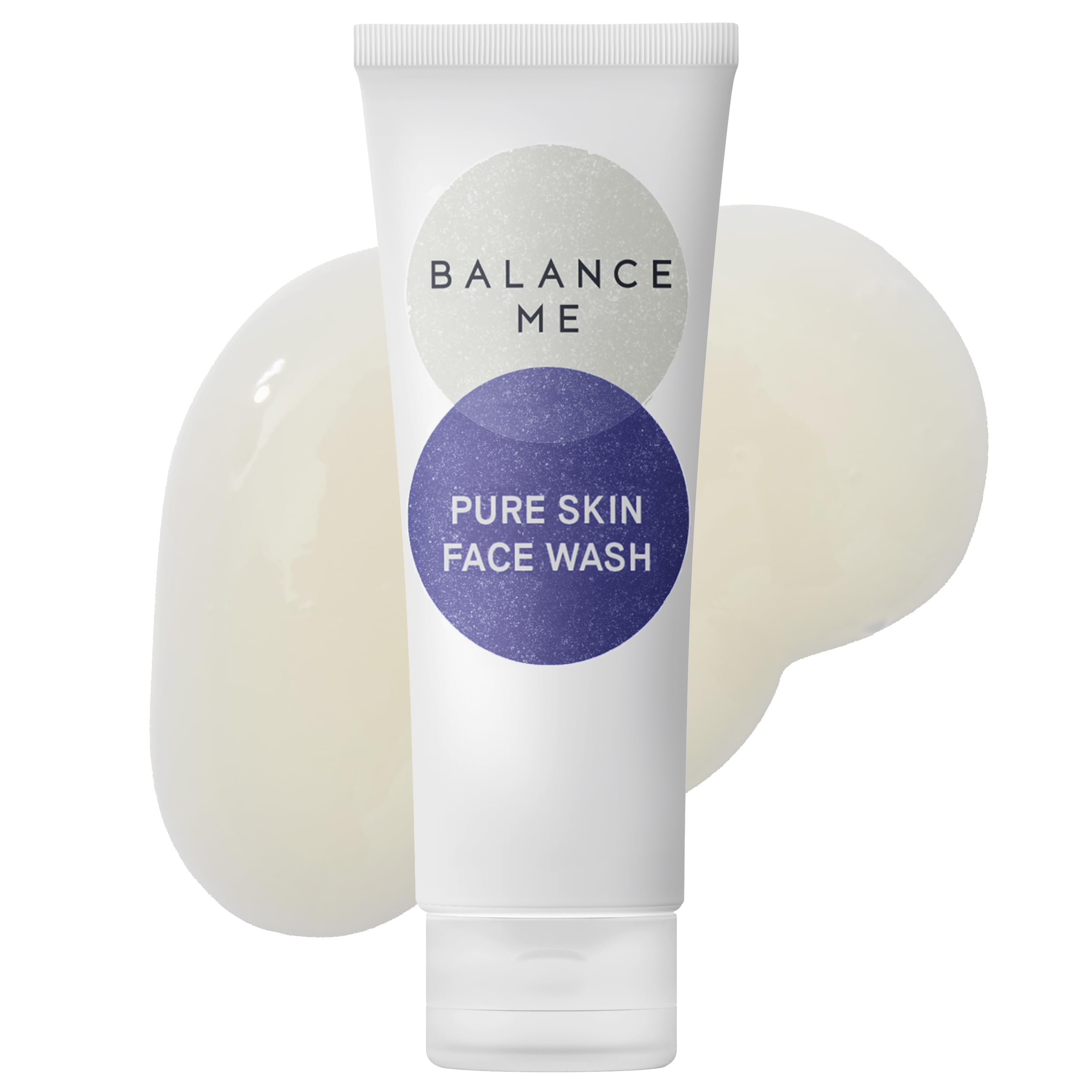 Balance Me Pure Skin Face Wash 125ml, Makeup Remover Foaming Cleanser for Blemish Control and Acne Prone Skin, With Aloe Vera for Hydrating