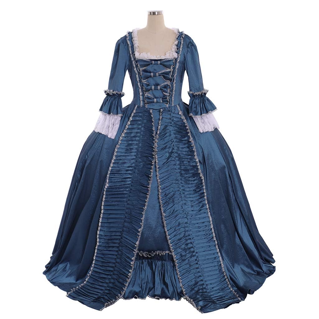 Photo 1 of (XL) CosplayDiy Women's Queen Marie Antoinette Rococo Ball Gown Gothic Victorian Dress Costume Blue XL