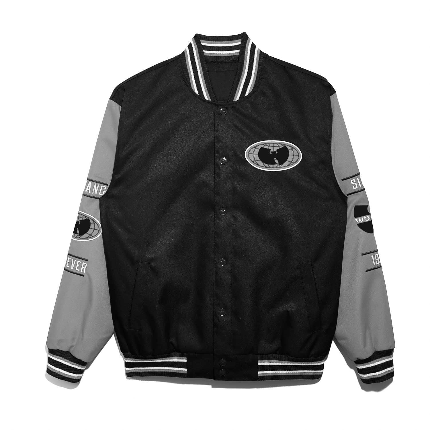 Photo 1 of Wu-Tang Clan All-City Jacket (US, Alpha, XX-Large, Regular, Regular, Grey)