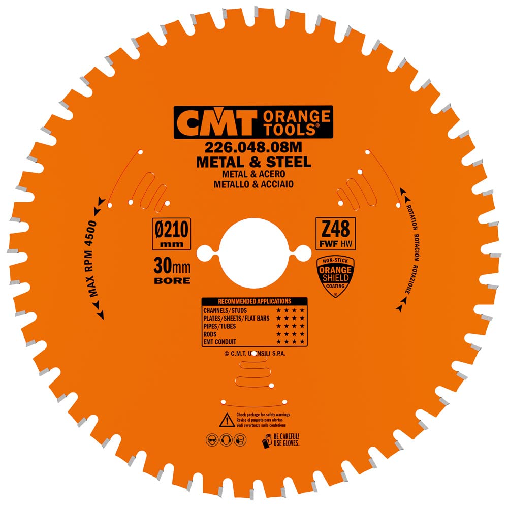 CMT 226.048.08M - Dry Cut Blade 210X2.2/1.8X30 Z=48 Fwf