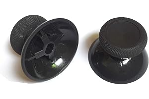 UCKY DO 2PCS 3D Analog Joystick Cap Thumb Stick Cap Thumbstick Replacement for Xbox One Elite Controller (Brown)