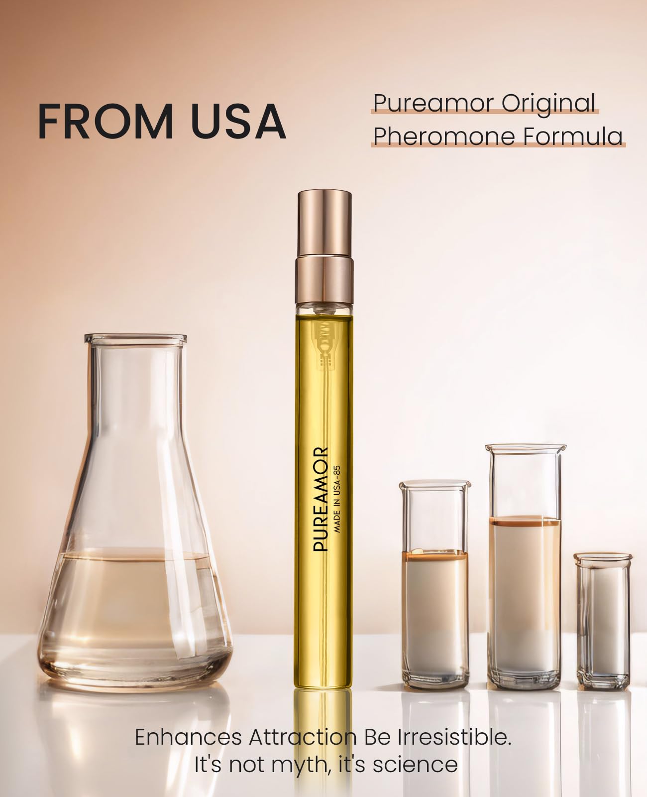 Pheromones Perfumes for Women, No. 54 Vanilla Cream Scent, Vanilla Perfume Oil, Enhanced Scents Pheromone Perfume for Woman, 0.34fl./10ml Gourmand Parfum, Travel Size Perfumes for Women,Made in USA