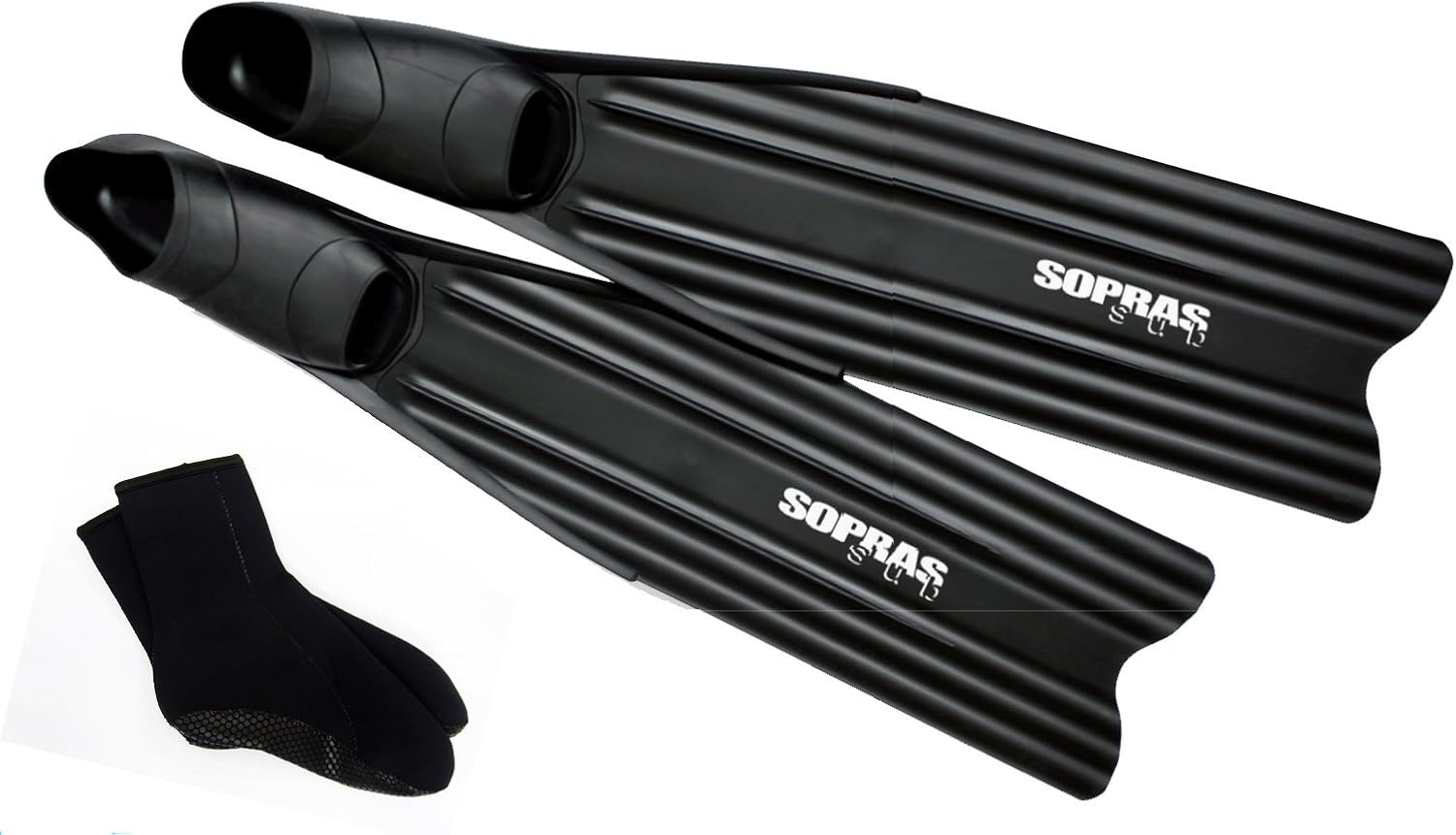 Sopras Sub XRace Freediving Long Fins Size XXLarge Fits