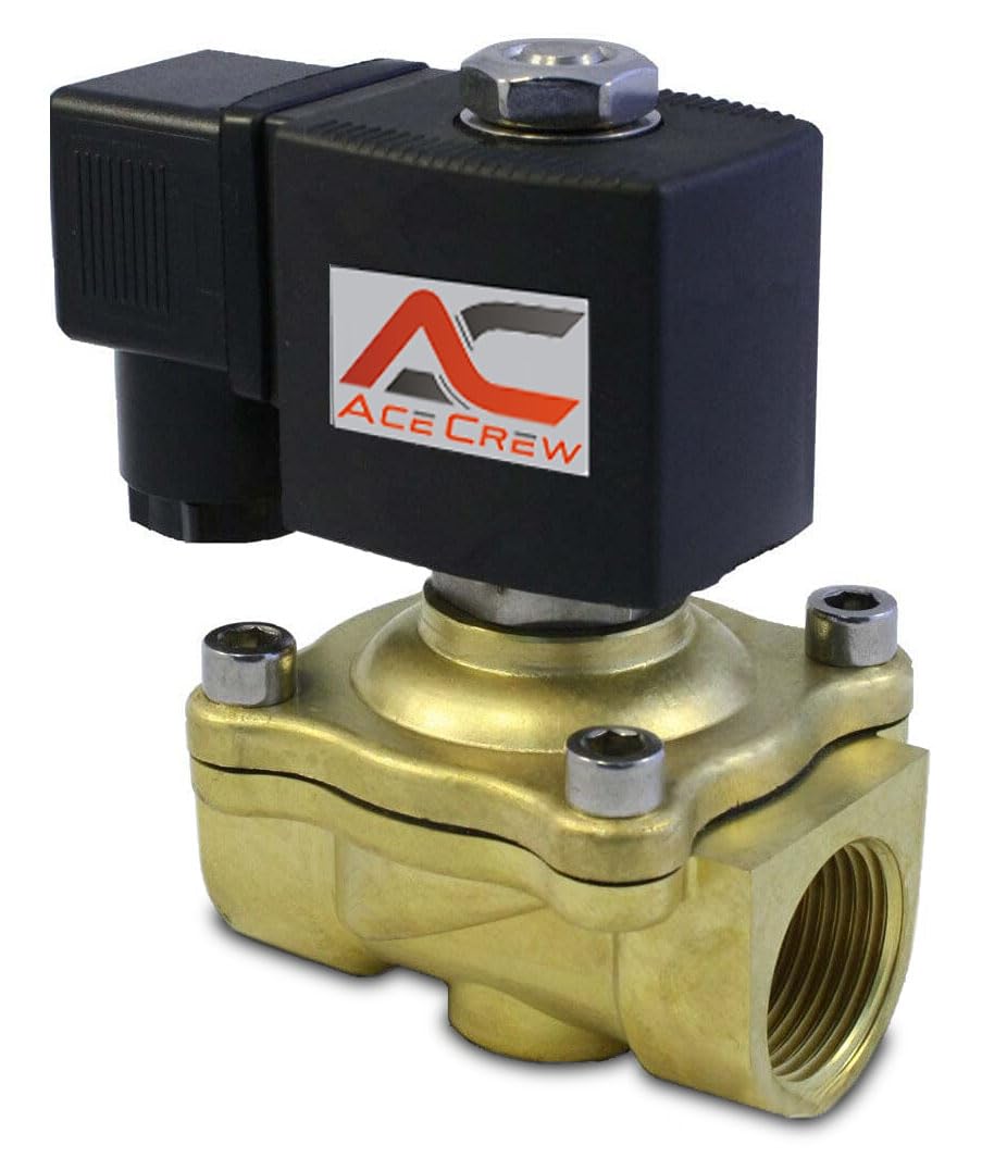 3/4 inch NORMALLY OPEN NO 24V DC VDC Brass Solenoid Valve NPT ONE-YEAR WARRANTY