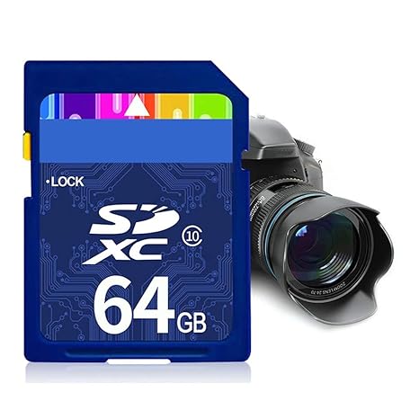 FJH Tarjeta SD, Clase 10 De Alta Velocidad Tarjeta De Memoria ...