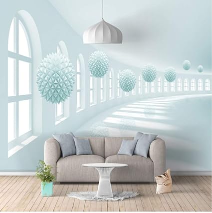 Moderno Spazio Minimalista 3d Esteso Arte Murale Carta Da