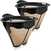 Coffee Filters Fit for Ninja Coffee Maker,Cone Reusable Coffee Filter | Permanent Coffee Filter Compatible with Ninja Coffee Filters Machine CM300 CM305 CM360 CM371 CM401,Cone Coffee Filter