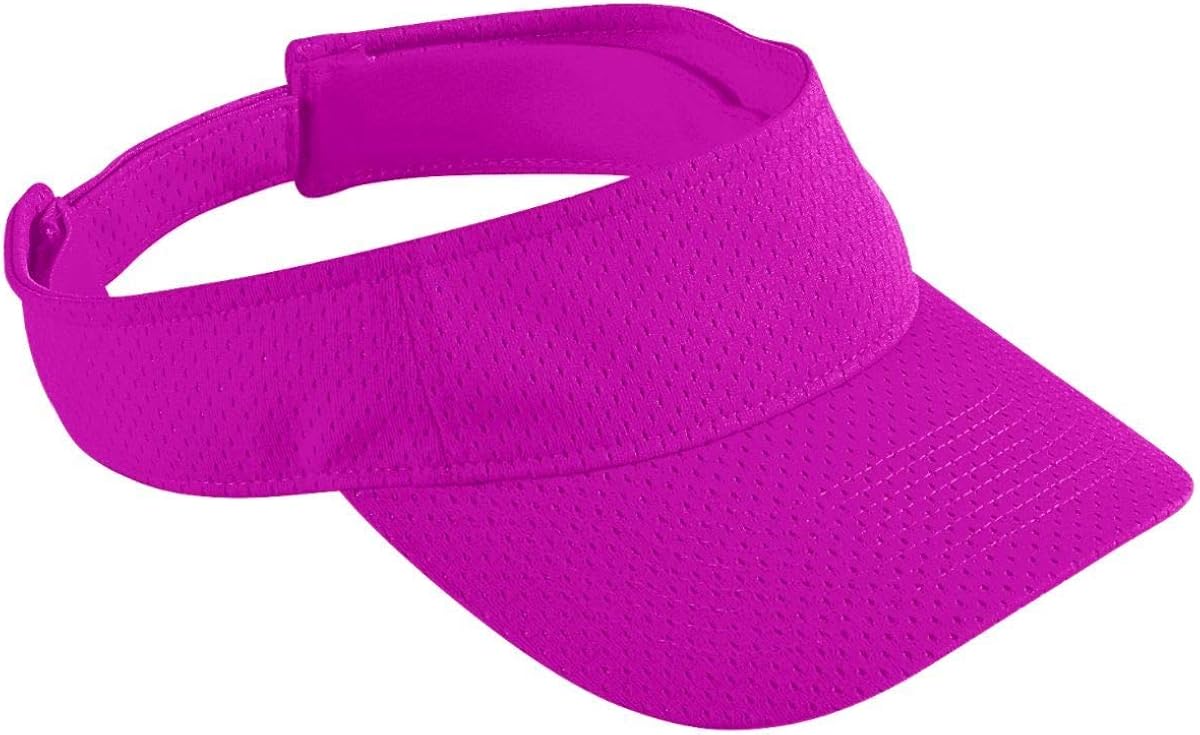 Augusta Sportswear Kids' Athletic MESH Visor OS Power Pink: Clothing
