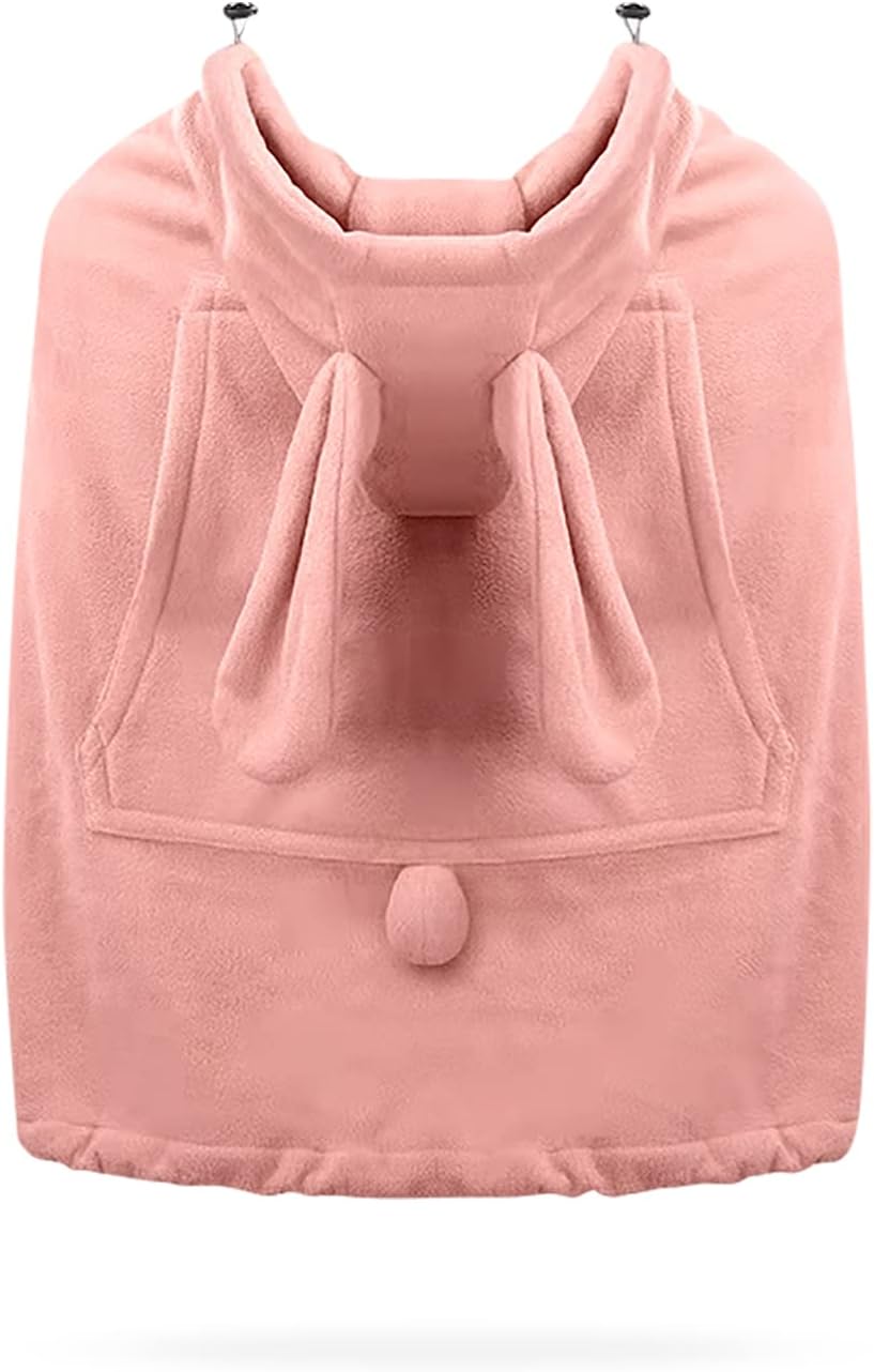 SONARIN Baby Carrier Cover Hooded Winter Warm Thick Windproof Pink Universal