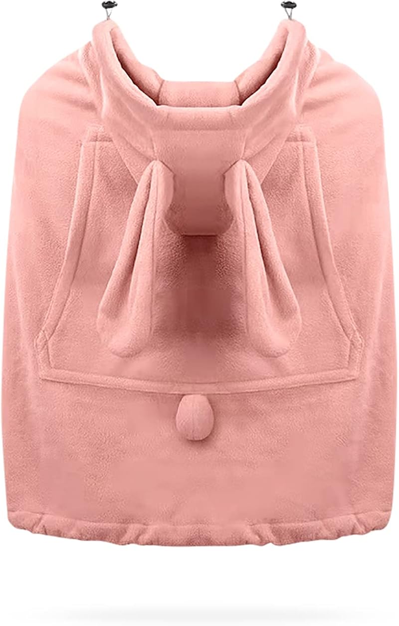 SONARIN Baby Carrier Cover Hooded Winter Warm Thick Windproof Pink Universal
