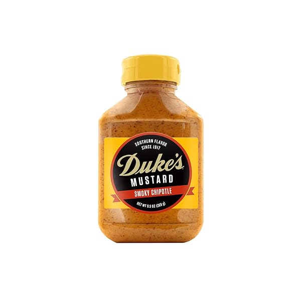DUKE’S SMOKY CHIPOTLE MUSTARD, 9.5 OUNCE (PACK OF...