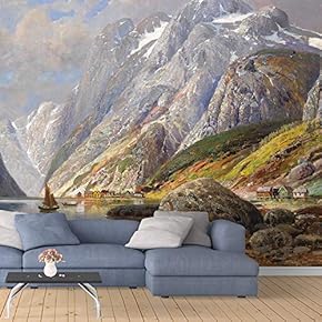 Wall Murals for Bedroom Leaf Large Removable Wallpaper Peel and Stick Wall Stickers - 66x96 inches