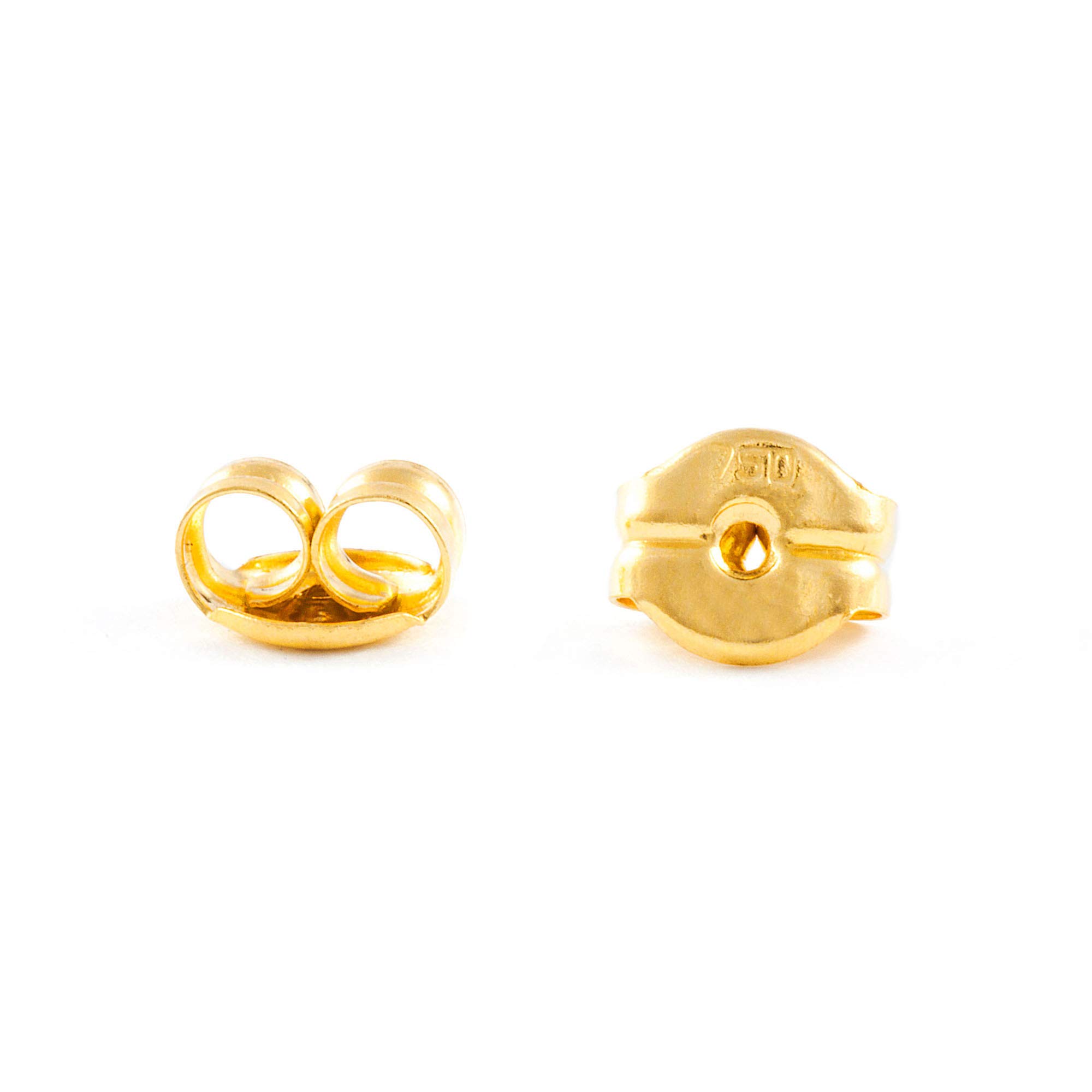 Earrings closures Yellow gold (1 Pair) (Small Size) 9kts