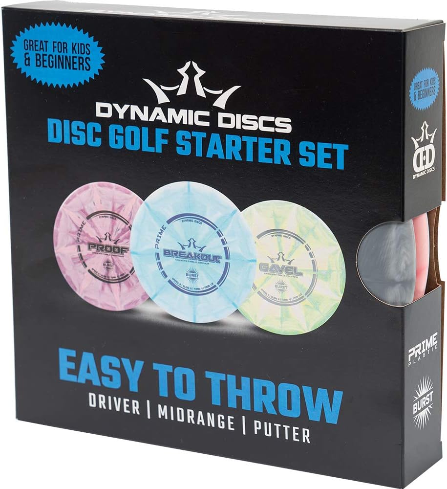 dynamic discs prime disc golf starter set