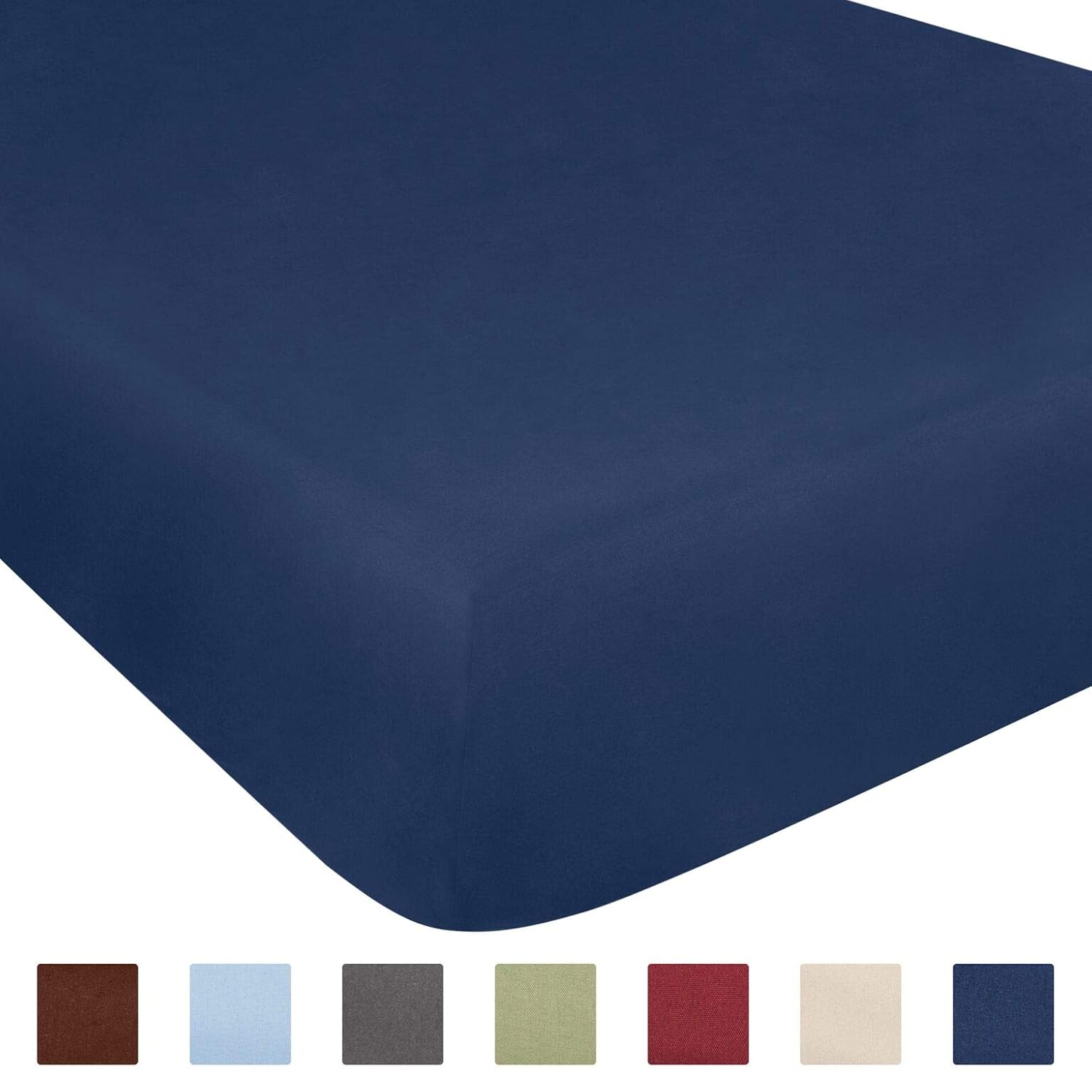 Queen Size Fitted Sheet - Single Fitted Sheet Queen - Queen Fitted Sheet Only - Fitted Sheet Deep Pocket - Fitted Sheet for Queen Mattress - Softer Than Egyptian Cotton - Queen - 1 Fitted Sheet Only