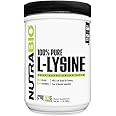 NutraBio L-Lysine Powder - Pure Grade Amino Acid - 500 Grams - Essential Amino Acid - Non-GMO - Gluten-Free - Vegan