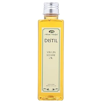 Aloe Veda Massage Oil - Virgin Sesame Oil, 200ml