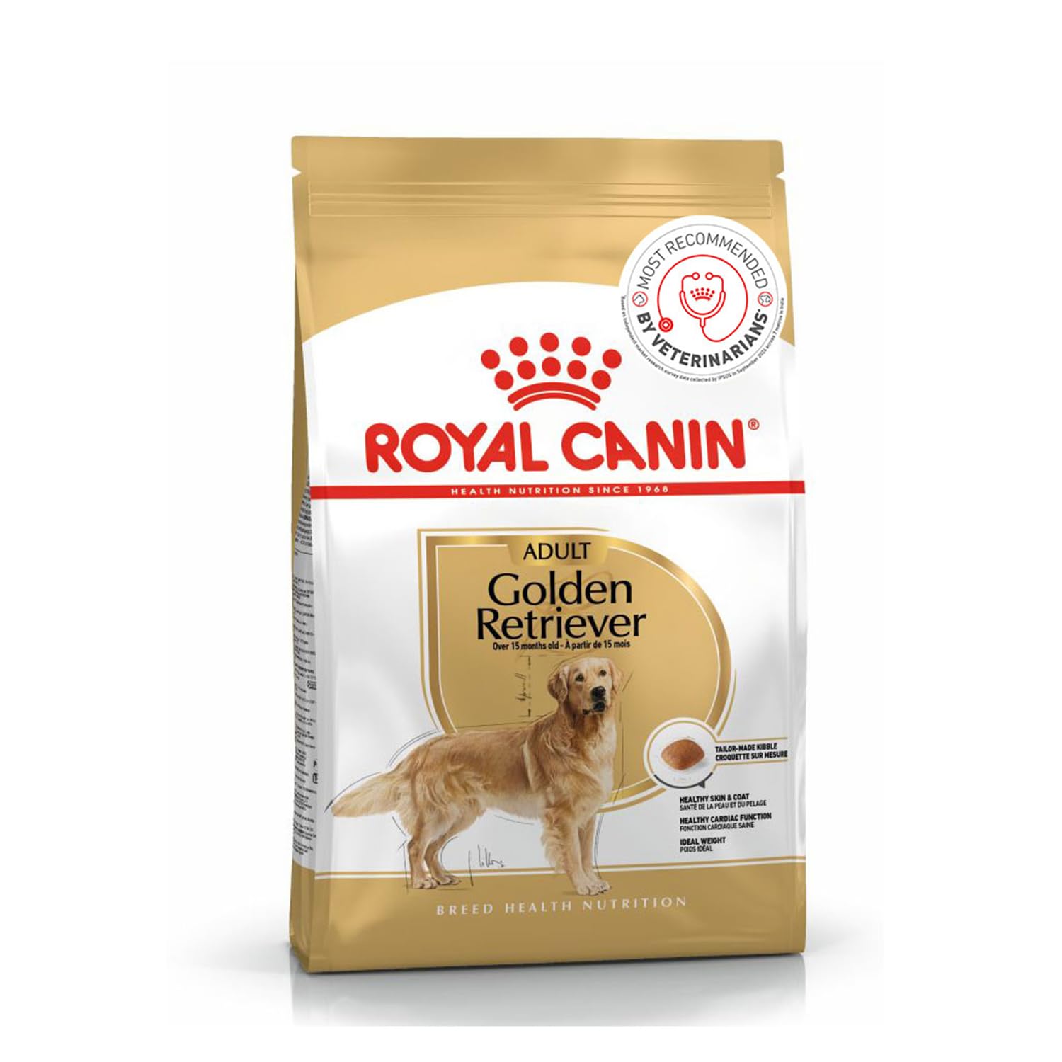 Royal Canin Dog Food Golden Retriever 25 Dry Mix 3kg
