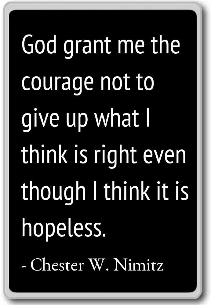 Imán para nevera, diseño con texto en inglés