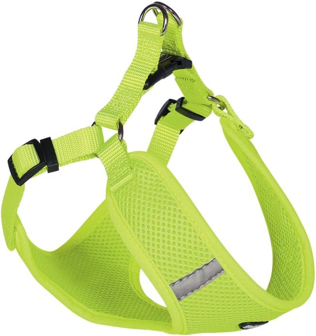 Nobby 80657-24 Harness Mesh Reflect Neon Yellow Width 25 mm Length 69-83 cm + 66 cm