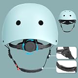 XJD Kids Helmet Light Blue Small Age 3-8 9-13 Adjustable Safety CE view 5