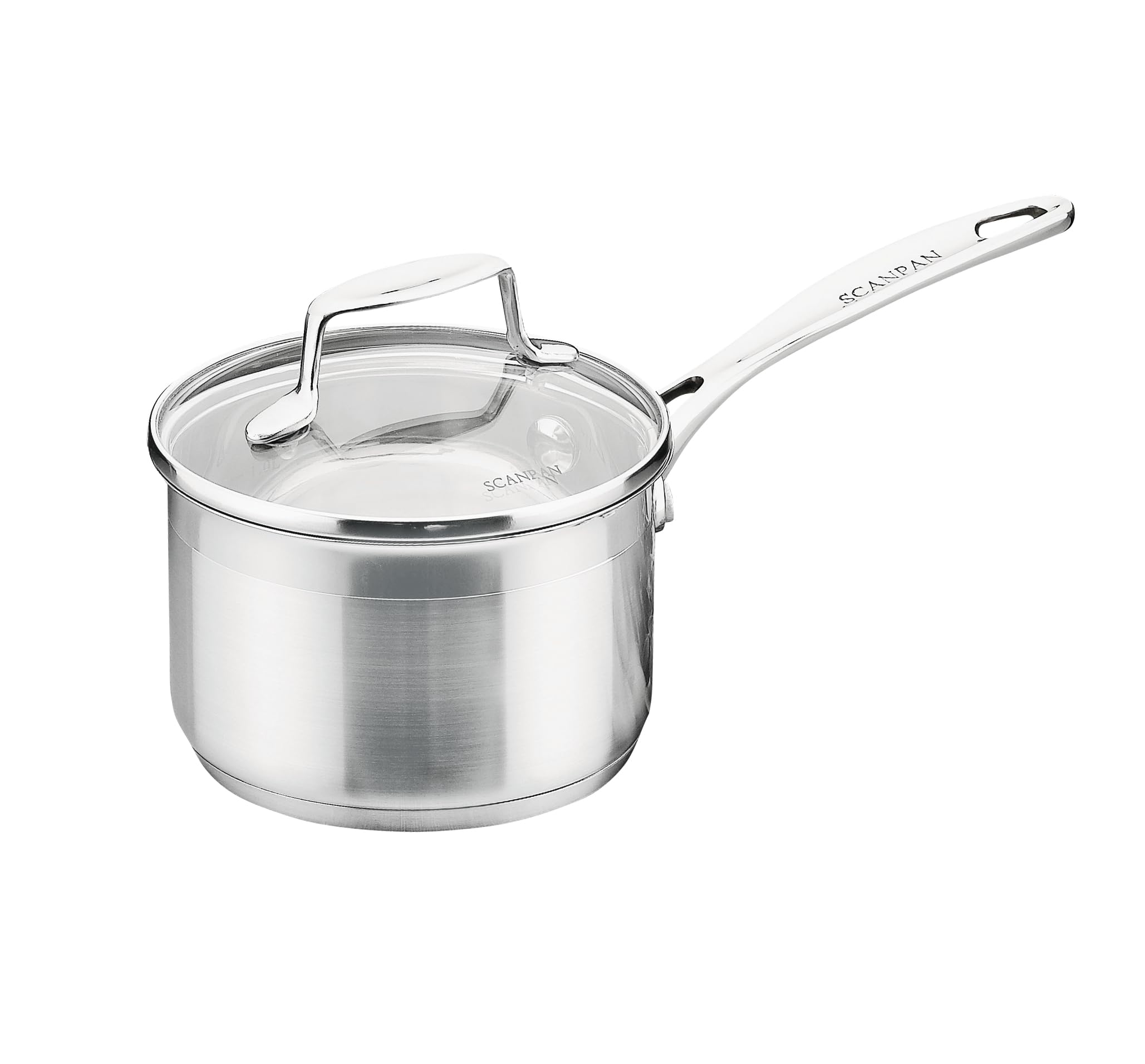 SCANPAN,Silver,SP71231600 Impact 1.8 Litre Saucepan with Lid