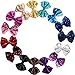 CÉLLOT Party Festival Baby Girls Sparkling Bows Clips 30PCS Glitter Sequins 4