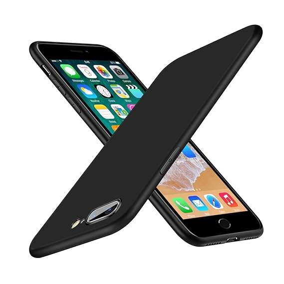 Whew Handyhülle Kompatibel iPhone 7 Plus, Schutzhülle Kompatibel iPhone 8 Plus, 5.5 Zoll Ultra Dünn Stoßdämpfend Silikon TPU 