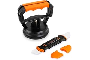SHOWPIN Electronics Opening and Prying Tools: 2 in 1 iPhone Screen Removal Replacement Tool Separator Suction Cup for Phone iPad Laptop PC DIY