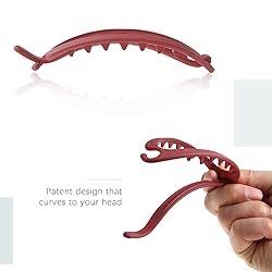 French Concord Hair Clips Claw - 6Pcs Side Slid