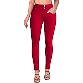 roswear Women’s High Waisted Stretchy Skinny Curvy Jeans Tummy Control Jeggings