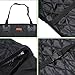 PETTOM Pet Bucket Seat Cover 2 in 1 Pet Front Seat Cover Dog Car Seat Cover Dog Hammock Non-Slip Backing Dog Car Seat Carrier Waterproof Full Protection Seat Protector f (Black)