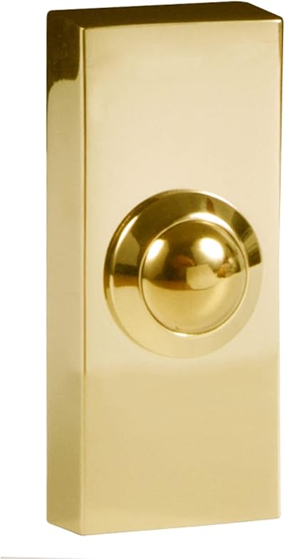 Byron BYR2204 2204 Wired Bell Push Brass 74x32mm