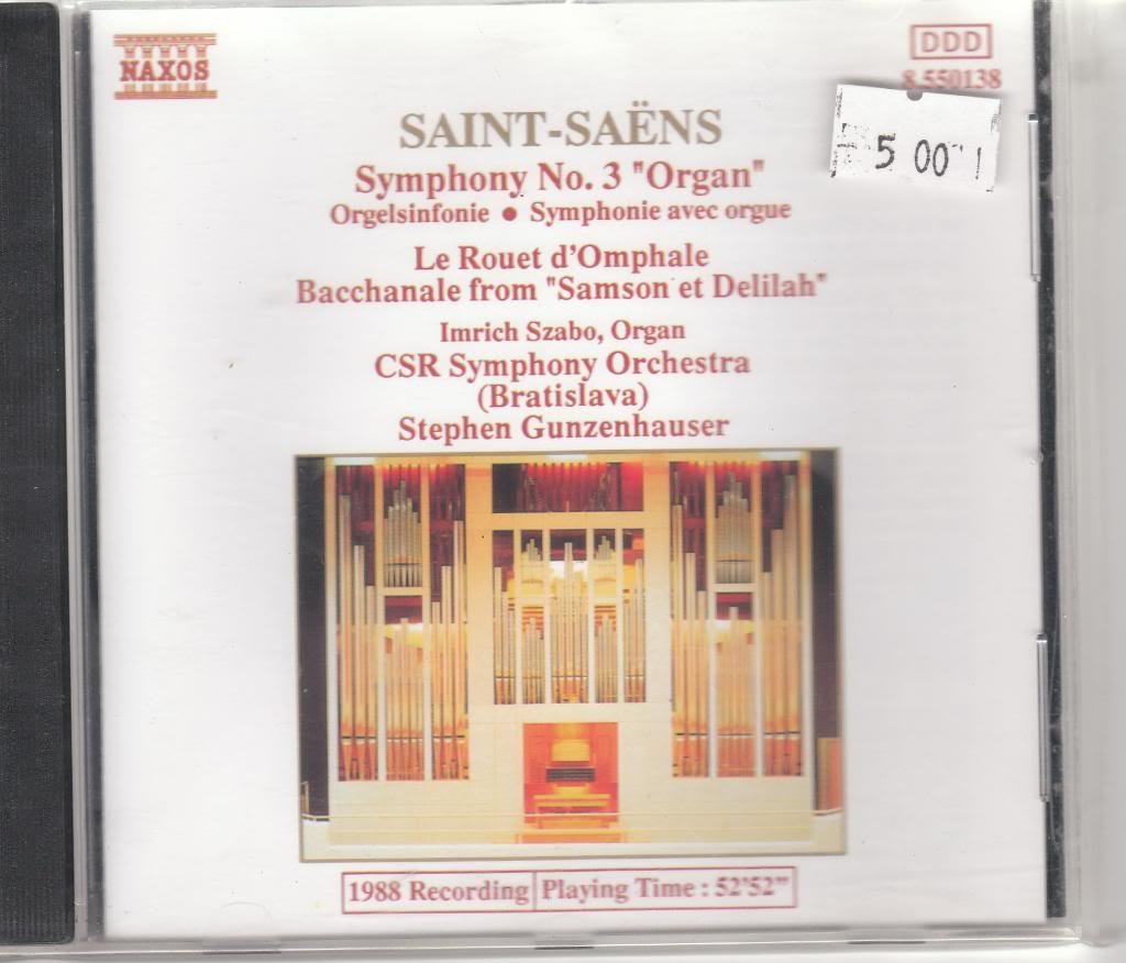 Saint-Saëns: Symphony No.3 "Organ"