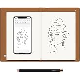 HUION Note Digital Notebook with Real-Time &amp; Offline Sync, Battery-Free Pen | 2-in-1 Bluetooth Digital Notepad Drawing Tablet, Wireless Smart Notebook for Note-taking, Digital Art, Sketching &amp; Meeting