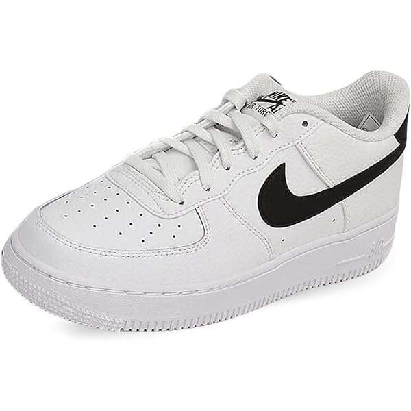 Amazon.com | Nike Air Force 1 Big Kids' Shoes (FV5948-101, White