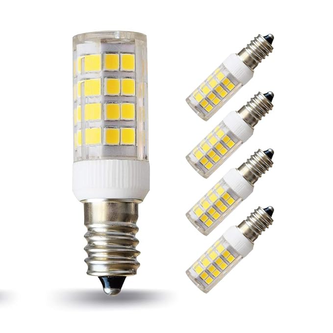 Lampaous LED Birne E14, 5W ersatz für 40W Glühbirne, Naturweiss Weiss 4500K 360°Abstrahwinkel, nicht dimmbar LED Lampen Leuch