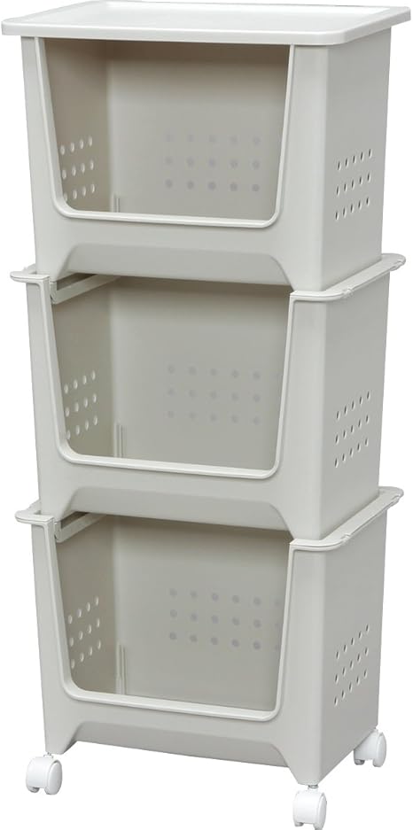 Amazon アイリスオーヤマ バスケット 洗面室 洗面所 タオル収納 幅42 0 奥行31 0 高さ95 5cm オフホワイト 日本製 Sb 003 かご バスケット オンライン通販