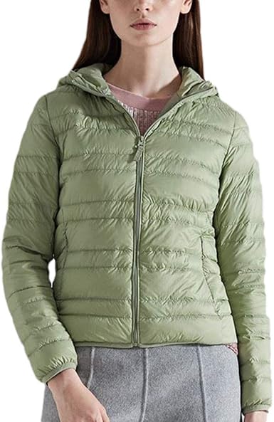 short down jacket women's