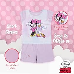 Disney Girls' Baby Piece Loose-fit Pajama Set, Soft