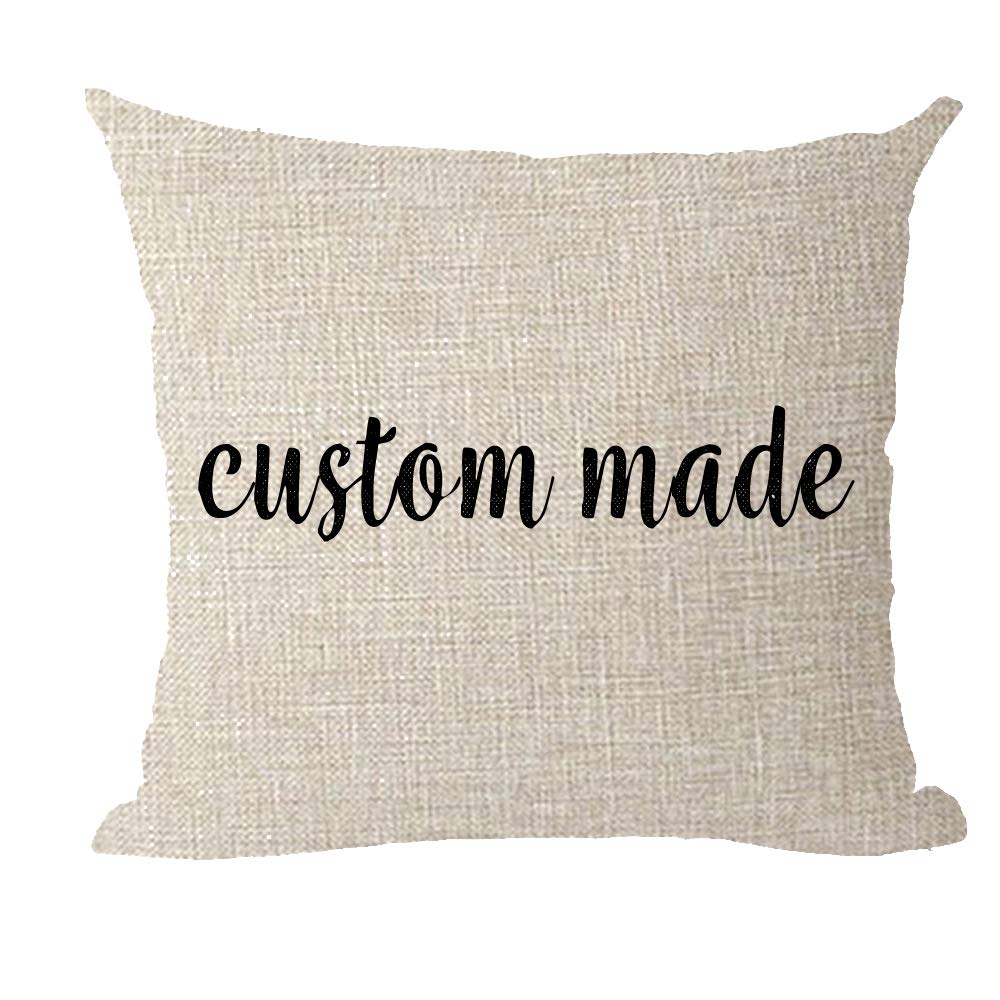 Amazon Com Custom Made Gift Holiday Cotton Linen Pillowcase Throw