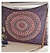 Craft N Craft Tapestry Wall Hanging - Indian Hippie Bohemian Psychedelic Elephant Tapestry - Mandala Wall Hanging Bedding | Twin Size | - 82 (L) x 52 (W) Inch - (210x130 Cms)