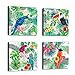 Wall Art Birds Canvas Art Parrot on Branches Tropical Rain Forest Framed Ready to Hang - 12