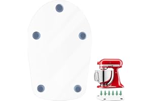 SIUDANGKA Mixer Slider Mat for KitchenAid 4.5 QT Tilt Head Stand Mixer, Sliding Tray Slider Pad for Kitchen Aid 4.5 Qt Stand Mixers Accessories, Clear