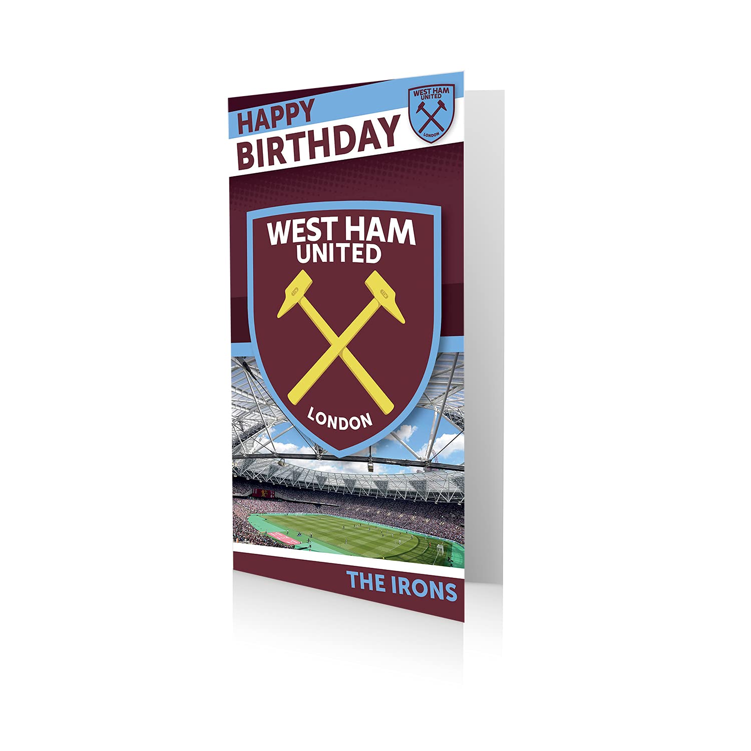 WEST HAM WH001 Crest Birthday Card