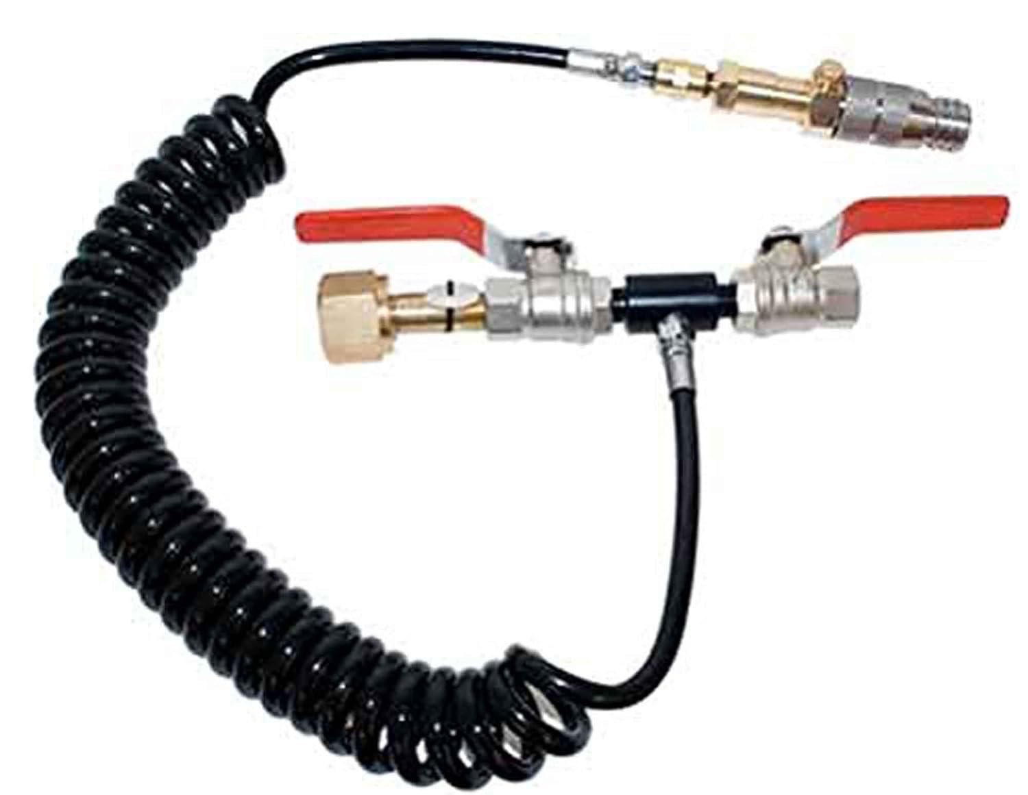 Soda maker Machine Adapter to CGA 320 With On-Off valves, Coil Hose 60" long, co2 accessories.