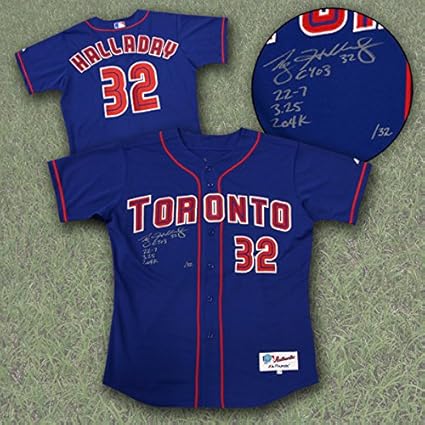 roy halladay blue jays jersey