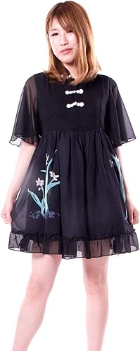 Amazon ワンピース チャイナドレス 無地 コスプレ衣装 ドレス チャイナ服 コスチューム かわいい チャイナ レディース 大人 ロリ ロリータ 服 ロリータコスプレ ロリィタ 中華 仮装 女性 余興 女性用 可愛いコスプレ コスプレ 衣装 黒 コスプレ 仮装 通販