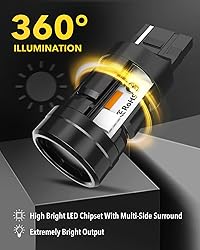 OXILAM 2026 Upgraded 7443 7440 LED Bulb Amber with